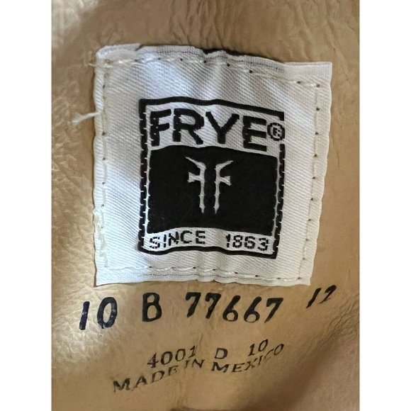 Frye Women's Gray Leather Western Cowboy Boots - Style 77667 - Size 10 B - Picture 6 of 8